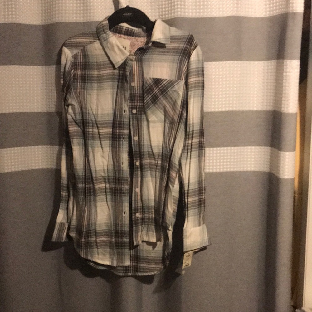 Never Worn Before Plaid Flannel